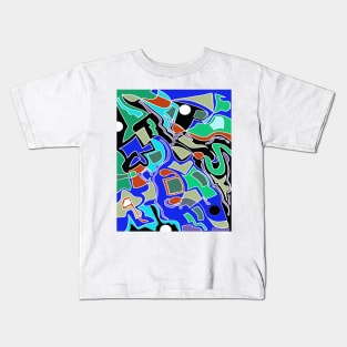 Plastic flotsam - dark Kids T-Shirt